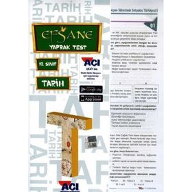 10.sınıf Tarih Efsane Soru Bankası Açı Yayınları