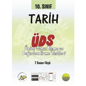 10. Sınıf Tarih Ünite Değerlendirme Sınavı-Pano Yayınları