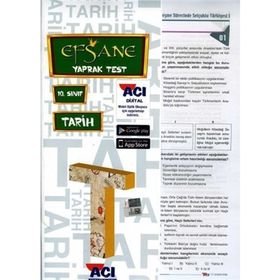 10.sınıf Tarih Yaprak Test/Kronometre Yayınları