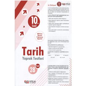 10. Sınıf Tarih Yaprak Testleri - Nitelik Yayınları