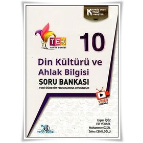 10. Sınıf TEK Din Kültürü ve Ahlak Bilgisi Soru Bankası Video Çözümlü ları Yayın Denizi Yayınları