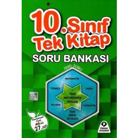 10. Sınıf Tek Kitap Soru Bankası - Örnek Akademi Yayınları