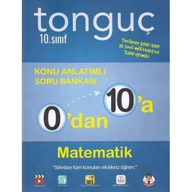 10.Sınıf Tonguç 0'dan 10'a Matematik Konu Anlatımlı Soru Bankası