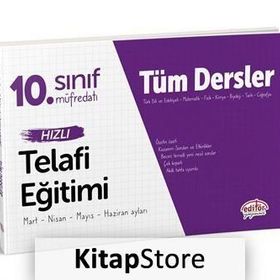 10. Sınıf Tüm Dersler Hızlı Telafi Eğitimi Kollektif Editör Yayınları