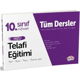 10. Sınıf Tüm Dersler Hızlı Telafi Eğitimi Kollektif Editör Yayınları