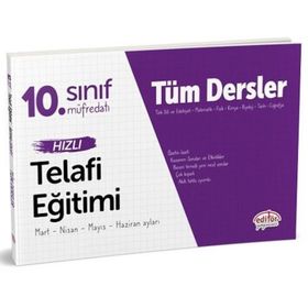 10. Sınıf Tüm Dersler Hızlı Telafi Eğitimi Kollektif Editör Yayınları
