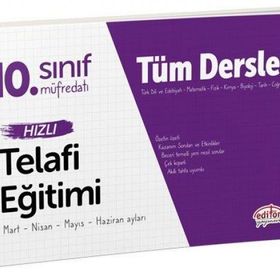 10. Sınıf Tüm Dersler Hızlı Telafi Eğitimi Kollektif Editör Yayınları