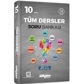 10. Sınıf Tüm Dersler Soru Bankası Ankara Yayınları