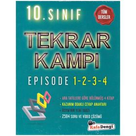 10. Sınıf Tüm Dersler Tekrar Kampı-Kafa Dengi Yayınları