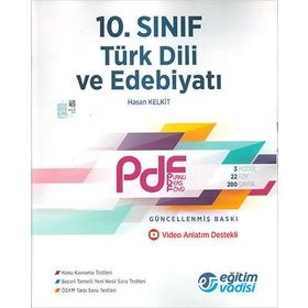 10.Sınıf Türk Dili Ve Edebiyat PDF Eğitim Vadisi Yayınları