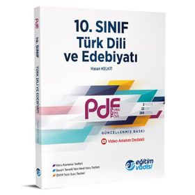 10.Sınıf Türk Dili Ve Edebiyat PDF Eğitim Vadisi Yayınları