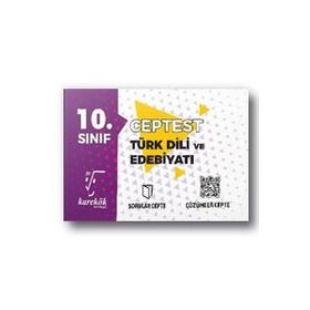 10. Sınıf Türk Dili ve Edebiyatı Cep Test - Karekök Yayınları