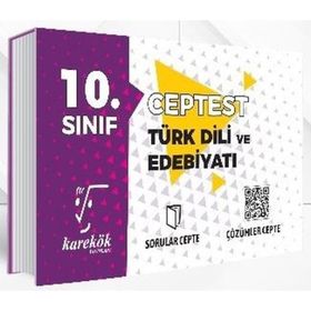 10. Sınıf Türk Dili ve Edebiyatı Cep Test - Karekök Yayınları