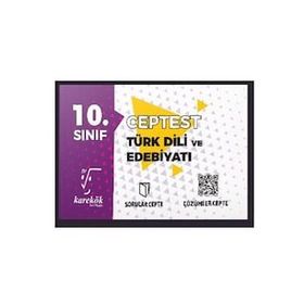 10. Sınıf Türk Dili ve Edebiyatı Cep Test - Karekök Yayınları