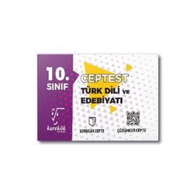 10. Sınıf Türk Dili ve Edebiyatı Cep Test - Karekök Yayınları