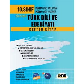 10. Sınıf Türk Dili ve Edebiyatı Destek Defterim Video Konu Anlatımı - Ens Yayınları