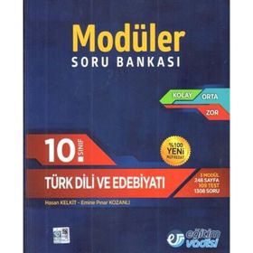 10. Sınıf Türk Dili ve Edebiyatı Güncel MSB Modüler Soru Bankası-Eğitim Vadisi Yayınları