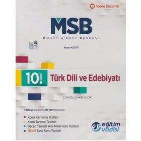 10.Sınıf Türk Dili Ve Edebiyatı Modüler Soru Bankası Eğitim Vadisi Yayınları