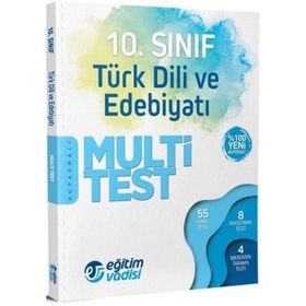 10.Sınıf Türk Dili ve Edebiyatı Multi Test Soru Bankası Eğitim Vadisi