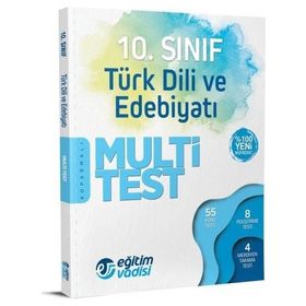 10.Sınıf Türk Dili ve Edebiyatı Multi Test Soru Bankası Eğitim Vadisi