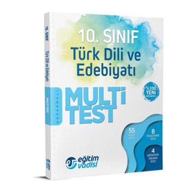 10.Sınıf Türk Dili ve Edebiyatı Multi Test Soru Bankası Eğitim Vadisi