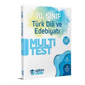 10.Sınıf Türk Dili ve Edebiyatı Multi Test Soru Bankası Eğitim Vadisi