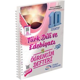 10. Sınıf Türk Dili ve Edebiyatı Öğrencim Defteri Murat Yayınları