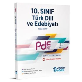 10. Sınıf Türk Dili ve Edebiyatı Planlı Ders Föyü-Pdf Eğitim Vadisi Yayınları