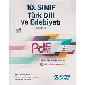10. Sınıf Türk Dili ve Edebiyatı Planlı Ders Föyü-Pdf Eğitim Vadisi Yayınları