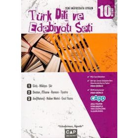 10. Sınıf Türk Dili ve Edebiyatı Seti Çap Yayınları