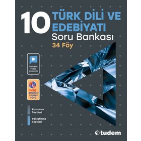 10. Sınıf Türk Dili ve Edebiyatı Soru Bankası Tudem Eğitim