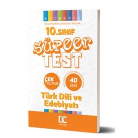 10. Sınıf Türk Dili ve Edebiyatı Süper Test Çek Kopar Doğru Cevap Yayınları