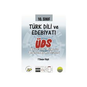 10. Sınıf Türk Dili ve Edebiyatı Ünite Değerlendirme Sınavı-Pano Yayınları