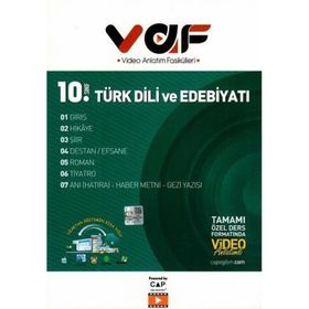10. Sınıf Türk Dili ve Edebiyatı VAF Serisi-Çap Yayınları