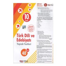 10. Sınıf Türk Dili ve Edebiyatı Yaprak Testleri - Nitelik Yayınları