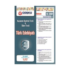 10. SINIF TÜRK EDEBİYATI 24 ADET KKT & 16 ADET ÖT - KOMISYON