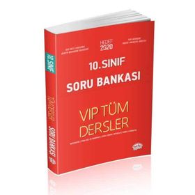 10. Sınıf Vıp Tüm Dersler Kırmızı Soru Bankası - Editör Yayınları