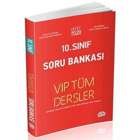 10. Sınıf Vıp Tüm Dersler Kırmızı Soru Bankası - Editör Yayınları