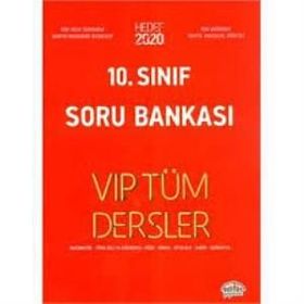 10. Sınıf Vıp Tüm Dersler Kırmızı Soru Bankası - Editör Yayınları