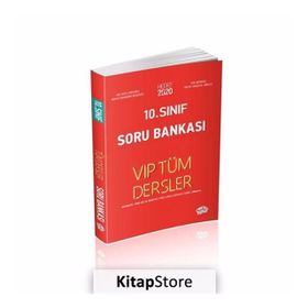 10. Sınıf Vıp Tüm Dersler Kırmızı Soru Bankası - Editör Yayınları