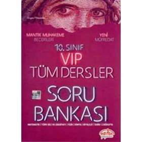 10. Sınıf Vıp Tüm Dersler Kırmızı Soru Bankası - Editör Yayınları