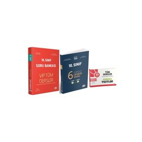 10. Sınıf Vıp Tüm Dersler Kırmızı Soru Bankası - Editör Yayınları