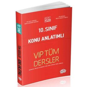 10.Sınıf VIP Tüm Dersler Konu Anlatımlı Kırmızı Editör Yayınları