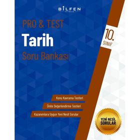 10. Tarih ProTest Soru Bankası-Bilfen Yayınları