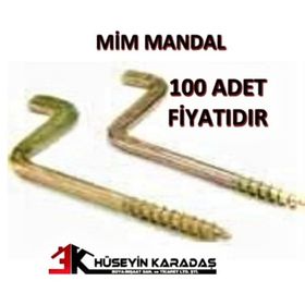 100 Adet No 3 Mim Mandal