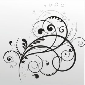 100 cm Çiçek Deseni Folyo Sticker