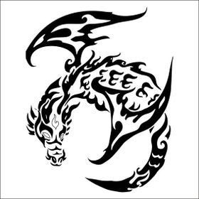 100 cm Ejderha Folyo Sticker