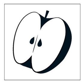 100 cm Elma Folyo Sticker