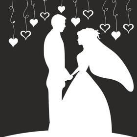 100 cm Gelin Damat Folyo Sticker