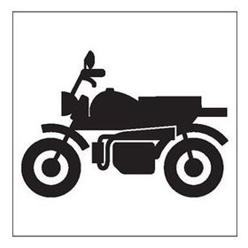 100 cm Motorsiklet Folyo Sticker